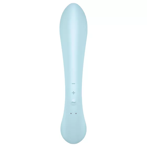 Satisfyer Triple Oh - Rechargeable Clitoral Vibrator with Arm (Blue)