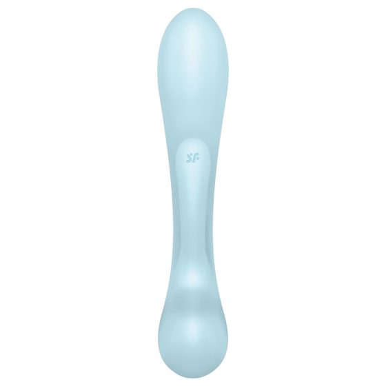 Satisfyer Triple Oh - Rechargeable Clitoral Vibrator with Arm (Blue)