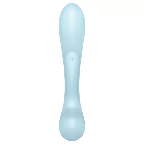Satisfyer Triple Oh - Rechargeable Clitoral Vibrator with Arm (Blue)