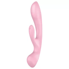   Satisfyer Triple Oh - rechargeable clitoral-arm vibrator (pink)