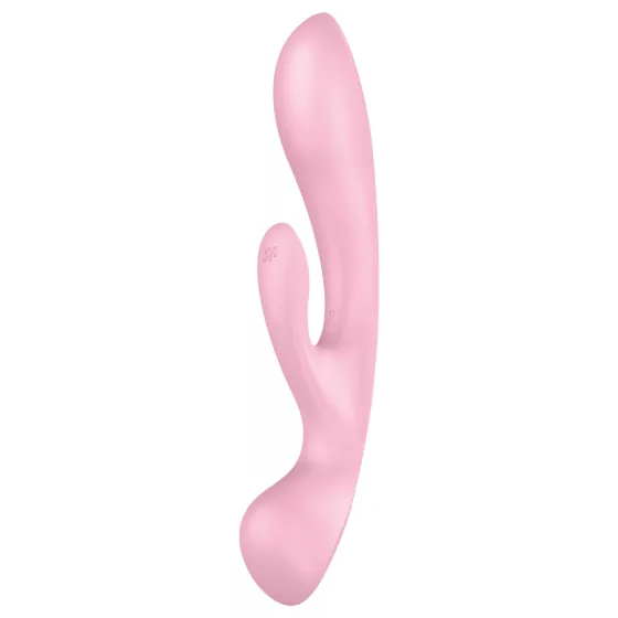 Satisfyer Triple Oh - rechargeable clitoral-arm vibrator (pink)