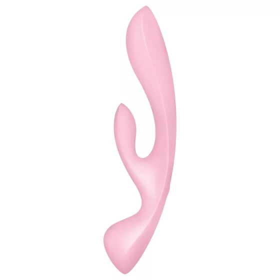 Satisfyer Triple Oh - rechargeable clitoral-arm vibrator (pink)