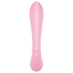   Satisfyer Triple Oh - Rechargeable Pink Vibrator with Clitoral Arm