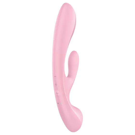 Satisfyer Triple Oh - rechargeable clitoral-arm vibrator (pink)