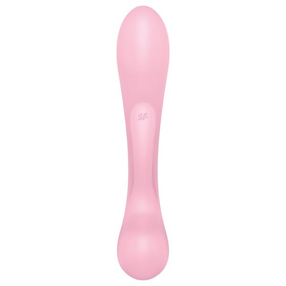 Satisfyer Triple Oh - Rechargeable Pink Vibrator with Clitoral Arm