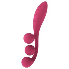   Satisfyer Tri Ball 1 - Rechargeable Multifunction Vibrator (Red)