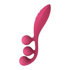  Satisfyer Tri Ball 1 - rechargeable multifunction vibrator (red)