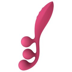   Satisfyer Tri Ball 1 - Rechargeable Multifunction Vibrator (Red)