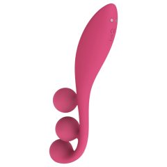   Satisfyer Tri Ball 1 - Rechargeable Multifunction Vibrator (Red)