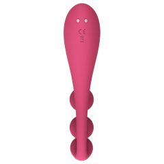   Satisfyer Tri Ball 1 - Rechargeable Multifunction Vibrator (Red)