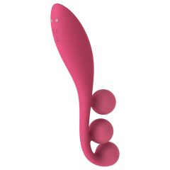   Satisfyer Tri Ball 1 - Rechargeable Multifunction Vibrator (Red)