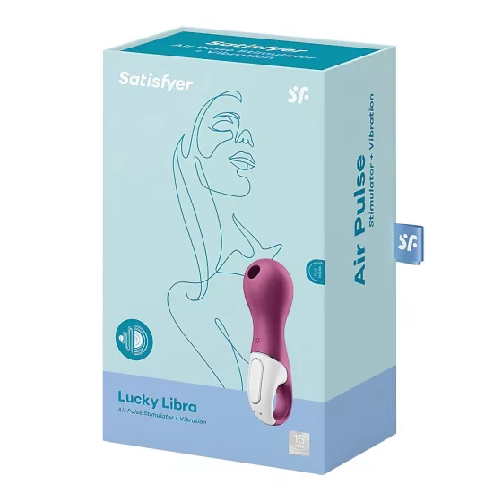 Satisfyer Lucky Libra - air‑pulse clitoral stimulator (purple)