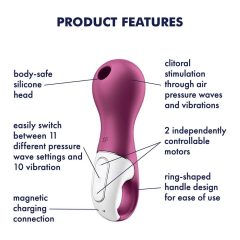   Satisfyer Lucky Libra - Rechargeable, Waterproof Clitoral Vibrator (purple)
