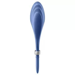 Satisfyer Duelist - rechargeable vibrating penis ring (blue)