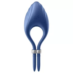 Satisfyer Duelist - rechargeable vibrating penis ring (blue)