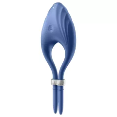 Satisfyer Duelist - rechargeable vibrating penis ring (blue)
