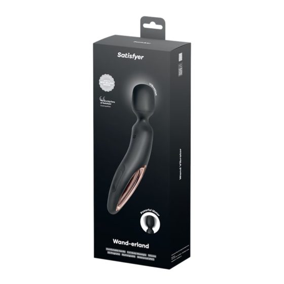 Satisfyer Wand-erland - Black Vibrating Massager