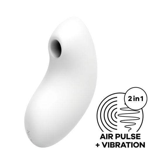 Satisfyer Vulva Lover 2 - Airwave Clitoral Vibrator (White)