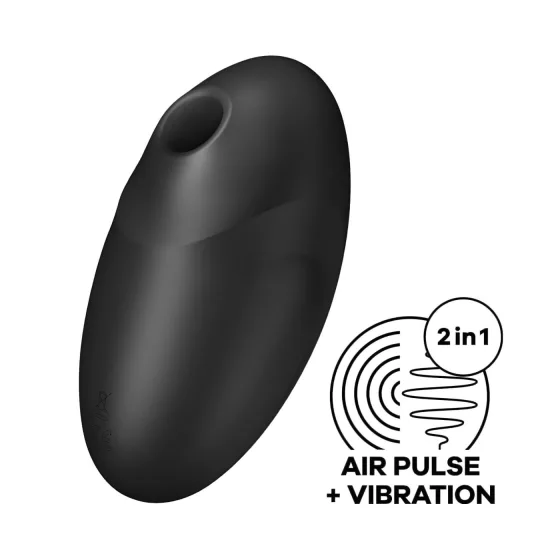 Satisfyer Vulva Lover 3 - Air-Wave Clitoral Stimulator (Black)