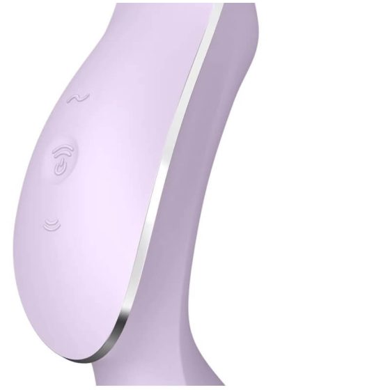Satisfyer Curvy Trinity 2 - Rechargeable vaginal and clitoral vibrator (purple)