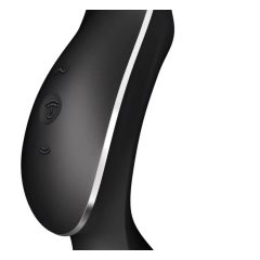   Satisfyer Curvy Trinity 2 - Rechargeable vaginal and clitoral vibrator (black)