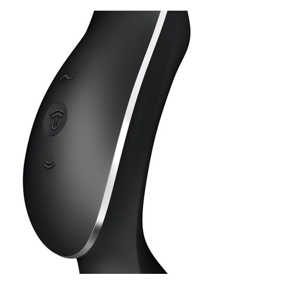 Satisfyer Curvy Trinity 2 - 2-in-1 Air Pulse Vibrator (Black)