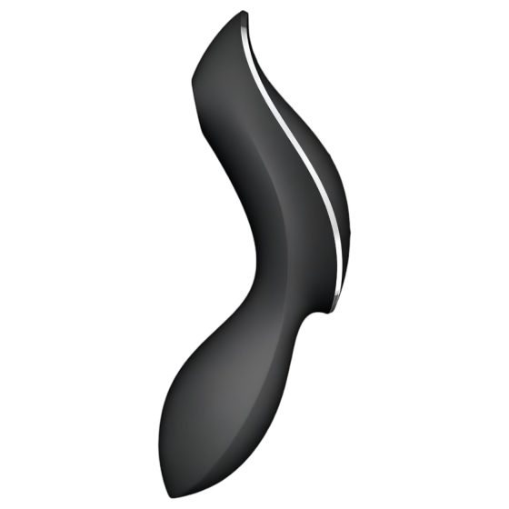 Satisfyer Curvy Trinity 2 - 2-in-1 Air Pulse Vibrator (Black)