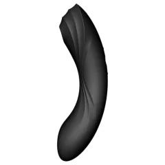   Satisfyer Curvy Trinity 4 - air‑pulse 2‑in‑1 vibrator (black)