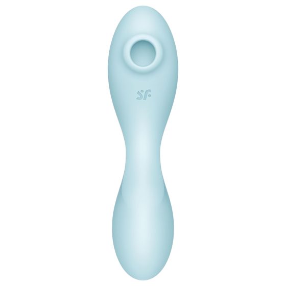 Satisfyer Curvy Trinity 5+ - Smart 2-in-1 Vibrator (Blue)