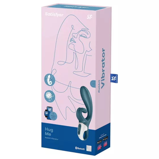 Satisfyer Hug Me - Smart Clitoral Vibrator with Arm (Blue)