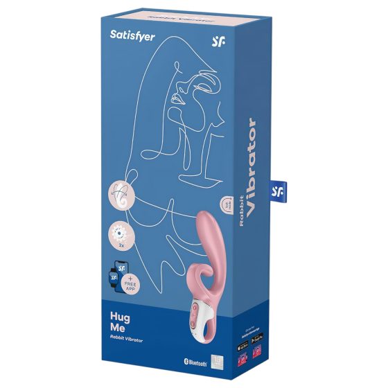 Satisfyer Hug Me - Smart Vibrator with Clit Arm (Pink)