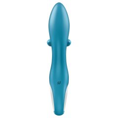   Satisfyer Embrace Me - Rechargeable Turquoise Clitoral Vibrator