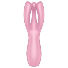   Satisfyer Threesome 3 - Rechargeable Clitoral Vibrator (Pink)