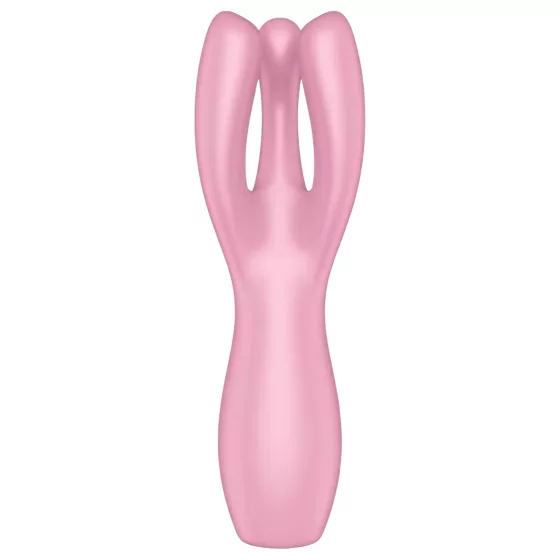Satisfyer Threesome 3 - Rechargeable Clitoral Vibrator (Pink)