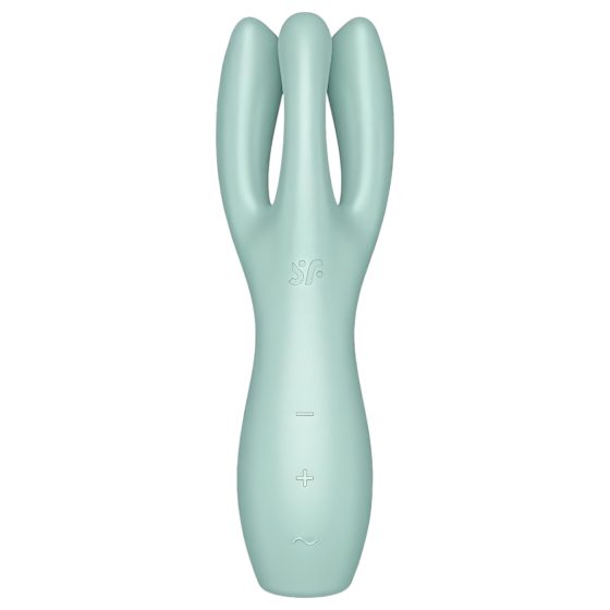 Satisfyer Threesome 3 - Rechargeable Clitoral Vibrator (Mint)