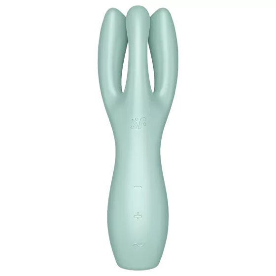 Satisfyer Threesome 3 - rechargeable clitoral vibrator (mint)