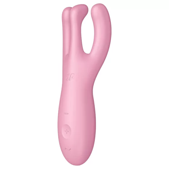 Satisfyer Threesome 4 - App-controlled clitoral vibrator (pink)