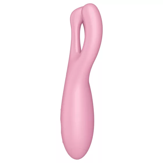 Satisfyer Threesome 4 - App-controlled clitoral vibrator (pink)