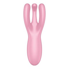   Satisfyer Threesome 4 - smart rechargeable clitoral vibrator (pink)