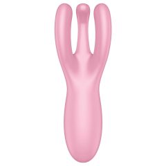 Satisfyer Threesome 4 - Smart Clitoral Vibrator (Pink)