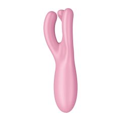   Satisfyer Threesome 4 - smart rechargeable clitoral vibrator (pink)