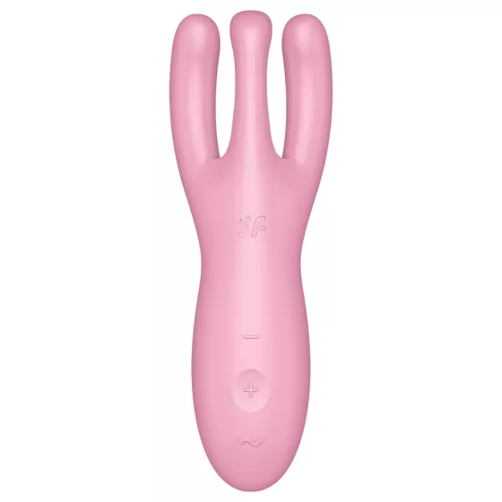 Satisfyer Threesome 4 - App-controlled clitoral vibrator (pink)