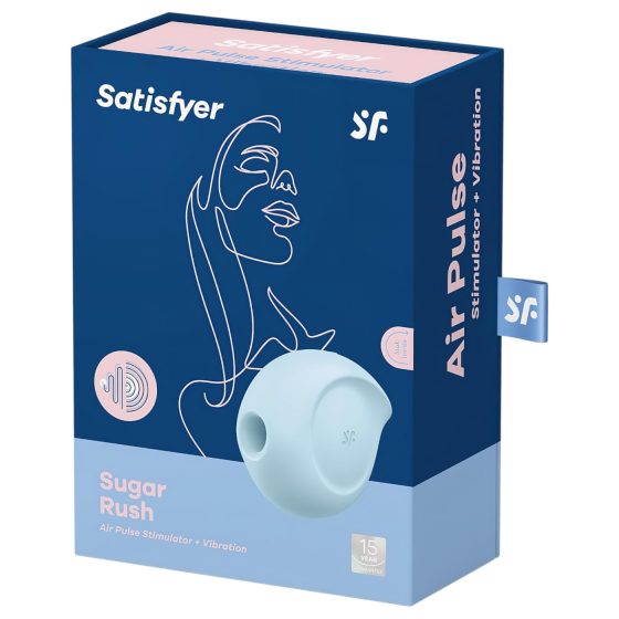 Satisfyer Sugar Rush - Air Pulse Clitoral Vibrator (Blue)