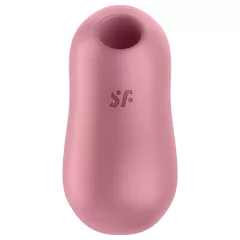 Satisfyer Cotton Candy - Air Pulse Clitoral Vibrator (Coral)