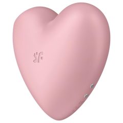   Satisfyer Cutie Heart - Pink Rechargeable Air-Pulse Clitoral Vibrator