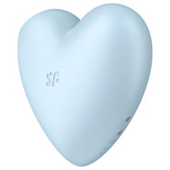   Satisfyer Cutie Heart - Rechargeable Air-Pulse Clitoral Vibrator (Blue)