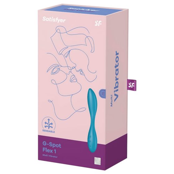 Satisfyer G-Spot Flex 1 - Rechargeable, Waterproof G-Spot Vibrator (Green)
