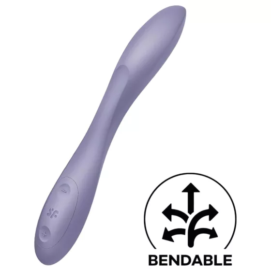 Satisfyer G-Spot Flex 2 - Rechargeable, Waterproof G-Spot Vibrator (Purple)