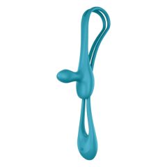   Satisfyer Plug & Play - Rechargeable Anal Vibrator and Cock Ring (Blue)