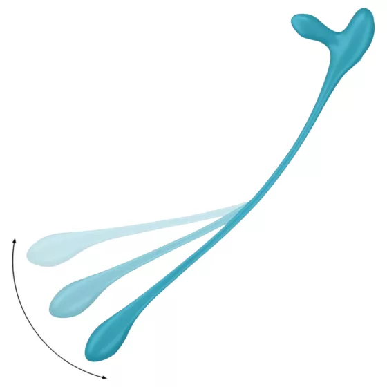 Satisfyer Plug & Play - Rechargeable Anal Vibrator & Penis Ring (Blue)